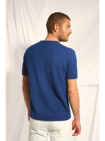 Just Cashmere Kaszmirowy sweter "Rebeka" w kolorze niebieskim