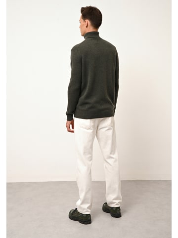 Just Cashmere Kaschmir-Rollkragenpullover "Sacha" in Dunkelgrün