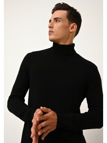 Just Cashmere Kaszmirowy golf "Sacha" w kolorze czarnym