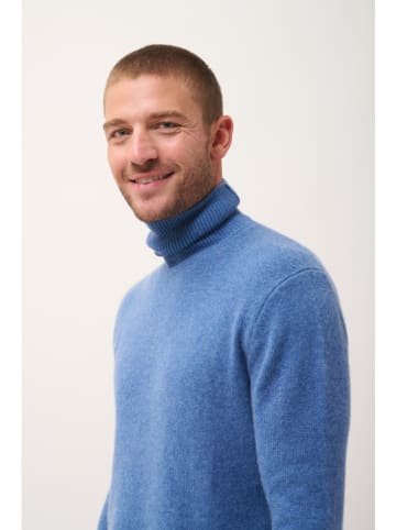 Just Cashmere Kaschmir-Rollkragenpullover "Sacha" in Blau