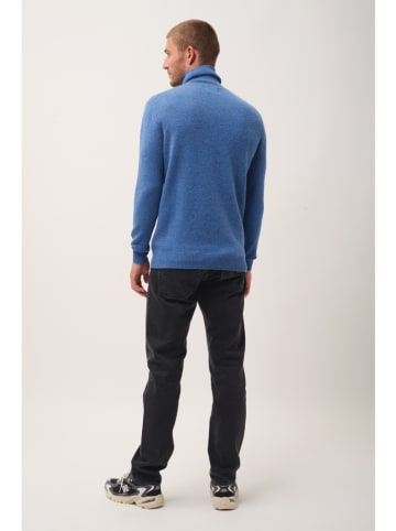 Just Cashmere Kaszmirowy golf "Sacha" w kolorze niebieskim