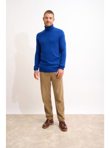Just Cashmere Kaschmir-Rollkragenpullover "Sacha" in Blau