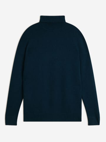 Just Cashmere Kaschmir-Rollkragenpullover "Sacha" in Dunkelblau