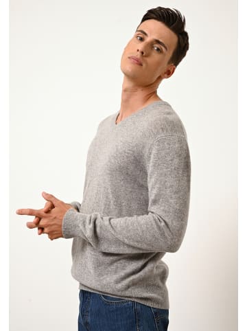 Just Cashmere Kaschmir-Pullover "Walt" in Grau