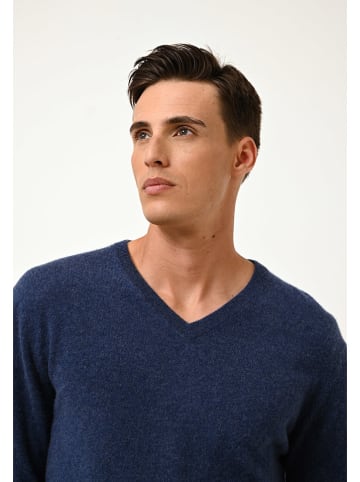 Just Cashmere Kaszmirowy sweter "Walt" w kolorze niebieskim