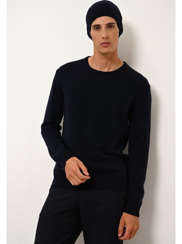 Just Cashmere Kasjmieren muts "Ginger" donkerblauw