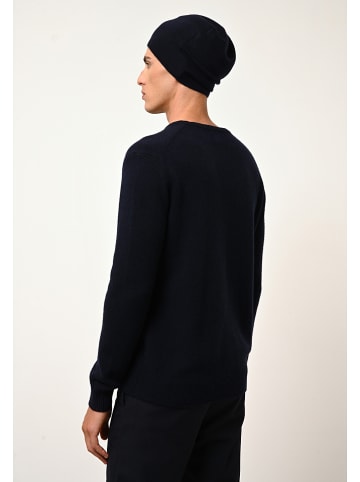 Just Cashmere Kasjmieren muts "Ginger" donkerblauw
