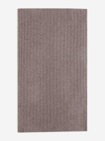 Just Cashmere Kaszmirowy szal-koło "Hutton" w kolorze szarobrązowym - 65 x 50 cm