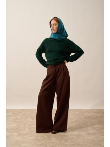 Just Cashmere Kaszmirowy szal "Lima" w kolorze błękitnym