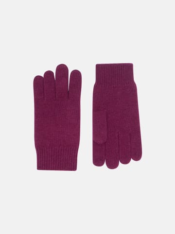 Perfect Cashmere Kaszmirowe rękawiczki "Yann" w kolorze fioletowym