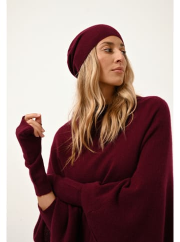 Perfect Cashmere Kasjmieren armstulpen "Zoe" bordeaux