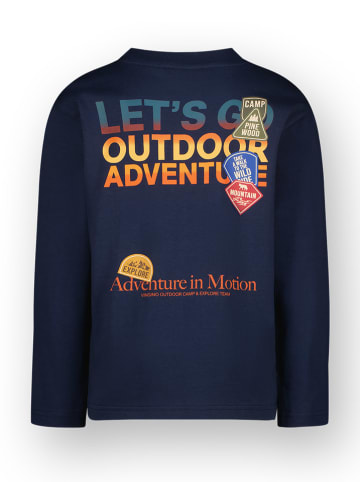 Vingino Koszulka "Herris" w kolorze granatowym