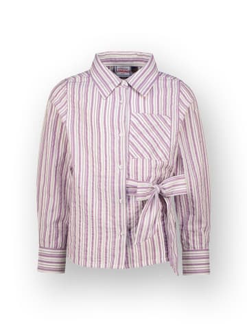 Vingino Koszula "Livia" w kolorze fioletowo-kremowym