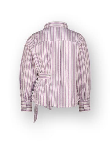 Vingino Koszula "Livia" w kolorze fioletowo-kremowym