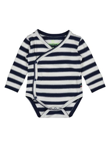 Vingino Body w kolorze niebiesko-białym