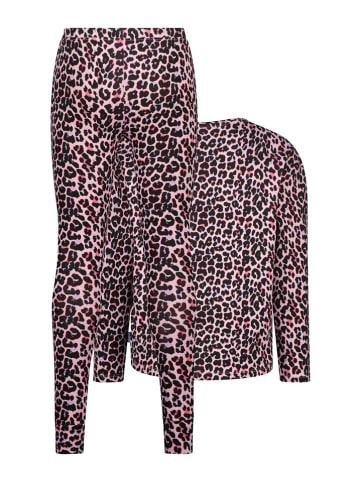 Vingino Pyjama in Schwarz/ Rosa