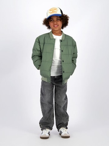 Vingino Kurtka pikowana "Tarna" w kolorze zielonym