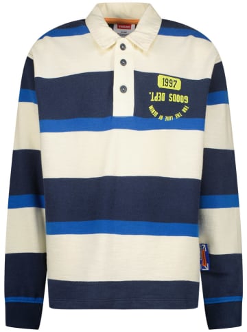 Vingino Poloshirt in Dunkelblau/ Creme