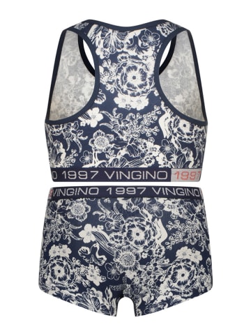 Vingino 2-delige ondergoedset blauw/wit