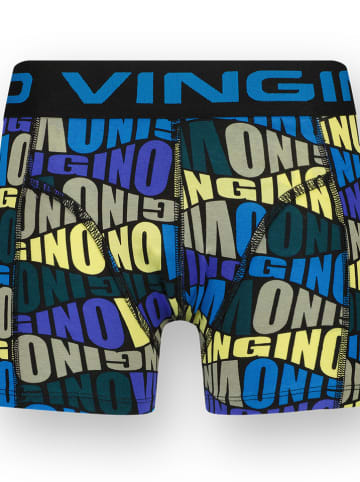 Vingino 7er-Set: Boxershorts in Grau/ Blau/ Schwarz