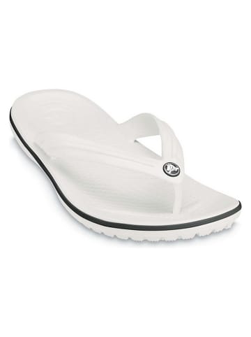 Crocs Zehentrenner "Crocband Flip" in Weiß