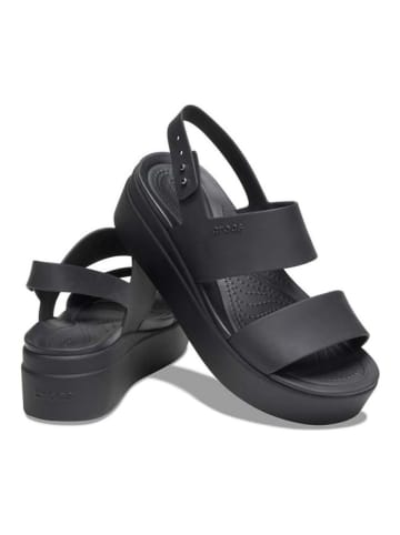 Crocs Sleehaksandalen "Brooklyn" zwart