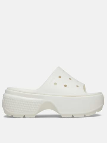 Crocs Klapki "Stomp" w kolorze białym