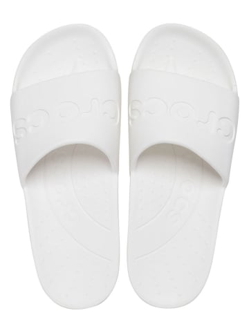 Crocs Pantoletten "Crocs Slide" in Weiß
