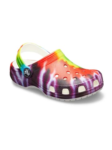 Crocs Crocs "Classic TieDye Graphic" wit/meerkleurig
