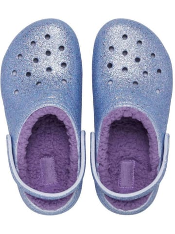 Crocs Crocs "Frosted Glitter" in Hellblau/ Lila