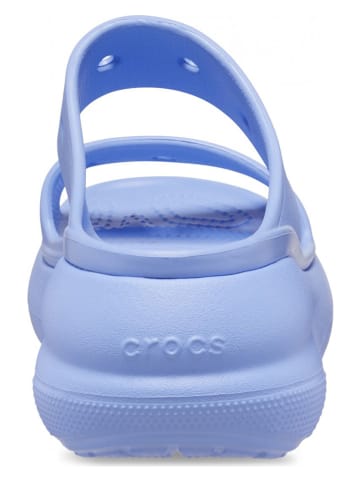 Crocs Klapki "Classic Crush" w kolorze niebieskim