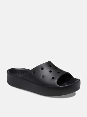 Crocs Klapki "Classic Platform" w kolorze czarnym