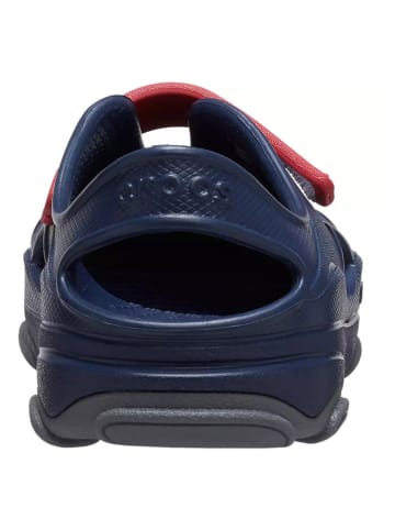 Crocs Slippersy "Terrain Fisherman" w kolorze granatowo-czerwonym