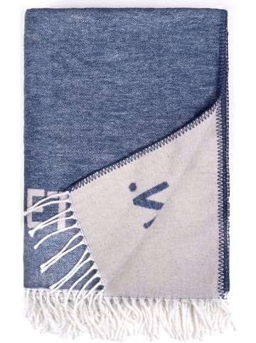 Benetton Plaid in Blau/ Grau