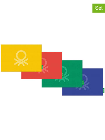 Benetton Podkładki stołowe (4 szt.) w różnych kolorach - 45 x 30 cm