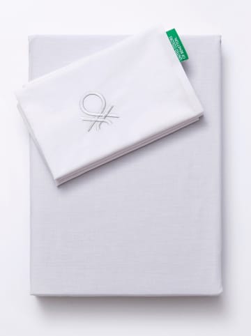Benetton 2-częściowy komplet pościeli w kolorze szarym