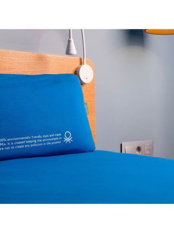 Benetton 2-częściowy komplet pościeli w kolorze niebieskim