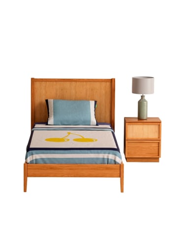 Benetton 3-częściowy zestaw w kolorze granatowo-biało-żółtym