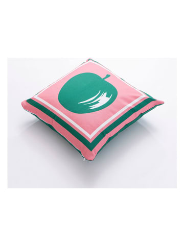 Benetton Kissen in Rosa/ Grün