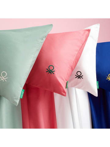 Benetton 4-delige set: bedlaken en kussenslopen mintgroen