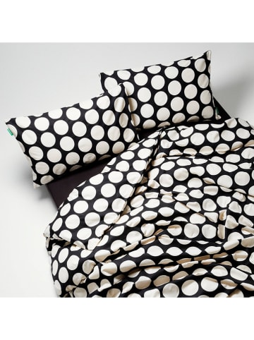 Benetton 4tlg. Bettwäsche-Set in Schwarz/ Weiß