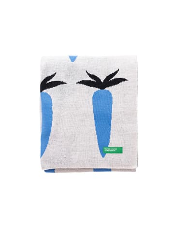 Benetton Woondeken lichtgrijs/blauw