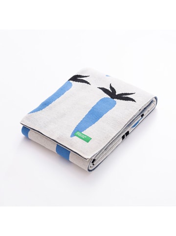 Benetton Woondeken lichtgrijs/blauw