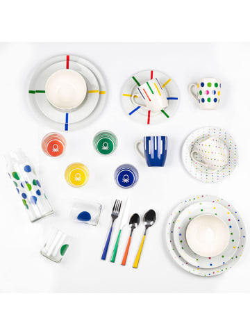 Benetton Kop wit/meerkleurig - Ø 11 cm