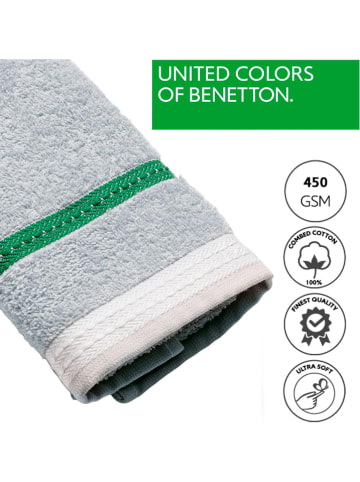 Benetton Gästehandtuch in Grau