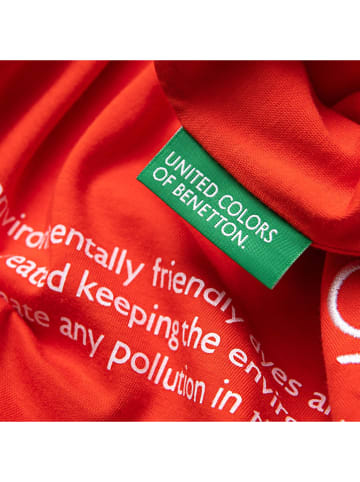 Benetton 2tlg. Bettwäsche-Set in Orange