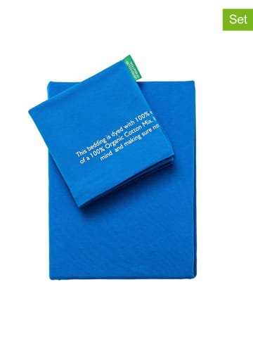 Benetton 2-delige beddengoedset blauw