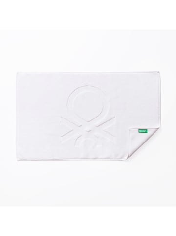 Benetton Dywanik łazienkowy w kolorze białym