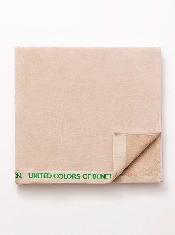 Benetton Ręczniki plażowe (2 szt.) w kolorze beżowym i niebieskim