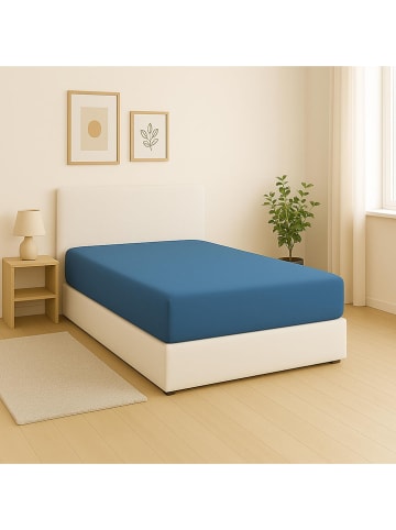 Benetton 2er-Set: Spannbettlaken in Blau